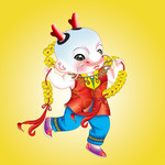 龙年娃娃图片 2012年福娃素材