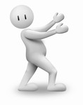 白色3D人物大图