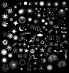 星光图案PSD素材 