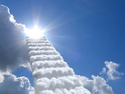云梯图片 天空白云素材
