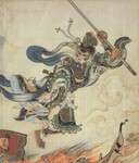 孙悟空国画图片 