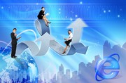 互联网科技海报素材 动感箭头PSD