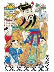 中国新年门神素材 高清古人图片