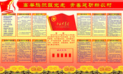 五四青年节手抄报素材 党务工作栏模板