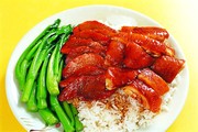 红烧肉盖浇饭高清图片