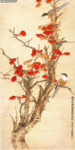 花鸟画彩雕图片 雨林凝翠图片