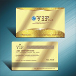 炫丽的超市VIP金卡设计