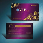 紫色尊贵VIP卡模板 