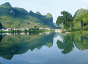 山水风景摄影图片 绿水青山图