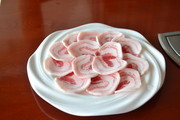 五花肉片图片 