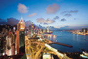 现代都市夜景图片