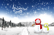冬天雪景图片素材