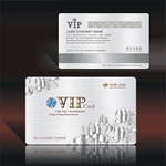 VIP银卡矢量模板