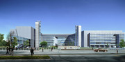 科技城建筑效果图素材