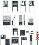VI设计素材 指示牌模板下载