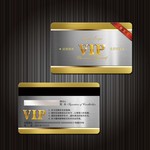 高贵银色VIP卡模板