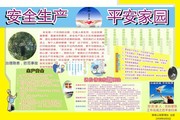 安全生产月橱窗素材 安全生产板报设计