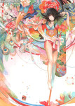 美女插画图片素材 漫画美女下载