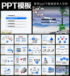 学术交流PPT模板 