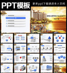 地产季度销售报告PPT模板