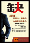 创意企业招聘海报