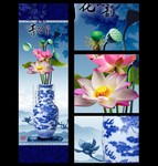 青花瓷瓷瓶图片 室内装饰画素材
