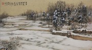 冬天风景国画素材 万里平铺雪满天 