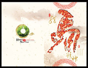 企业马年贺卡素材 