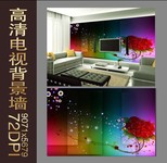 浪漫温馨电视墙图片