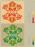 古典花纹图案素材