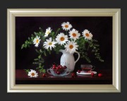 鲜花静物写实油画 家居装饰画