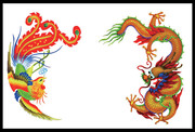 龙凤呈祥 传统吉祥背景图片