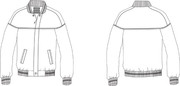 男装夹克 服装设计模板