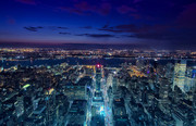繁华都市夜景图片