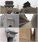平遥古城建筑摄影图片