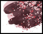 抽象花朵艺术画 
