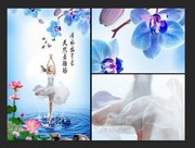 美容spa海报素材