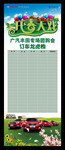 订车龙虎榜 春季汽车销售展架