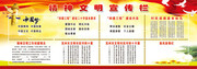 中国梦 精神文明宣传展板