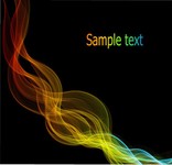 动感曲线矢量图