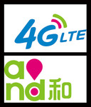 移动4G标志矢量图