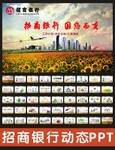 银行业绩报告PPT模板