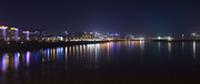 长沙湘江夜景摄影图