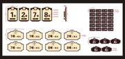 楼栋牌模板