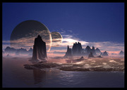 梦幻星空风景图片