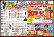 会员日促销传单模板