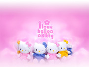 粉色HelloKitty背景图片