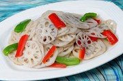 双椒藕片图片