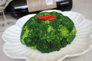蒜蓉西兰花美食图片