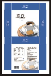 饼干包装展开图